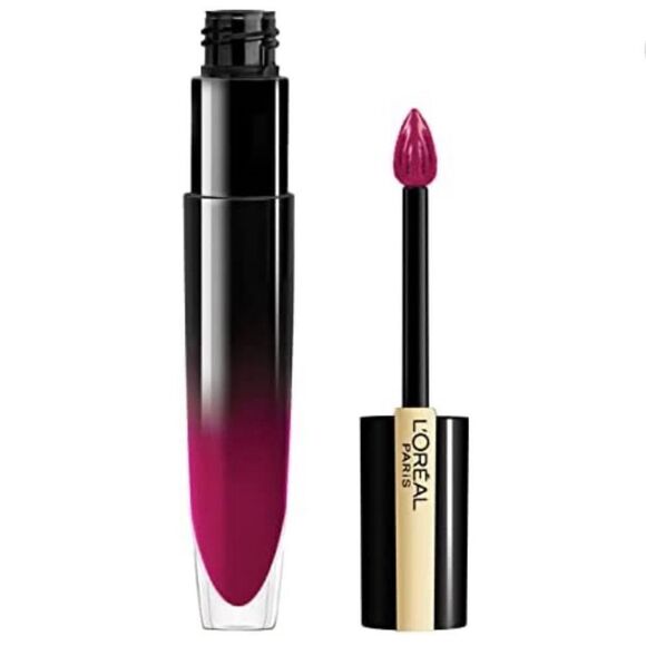 NWT L'Oreal Paris 313 Be Rebellious Brilliant Signature Shiny Lip Stain Lipstick - Picture 1 of 10